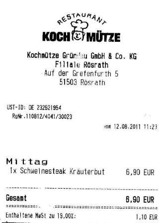 ttee Hffner Kochmtze Restaurant